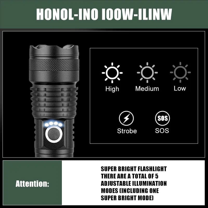 2025 The Ultimate 1376 Survival Flashlight(Second Item 60% Off & Free Shipping)