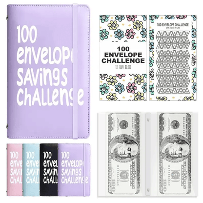 🔥LAST DAY 49% OFF🔥--✉️100 Envelope Savings Challenge Book