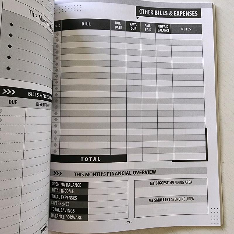 🔥Bill Payment Tracker: monthly bills organizer / bill tracker