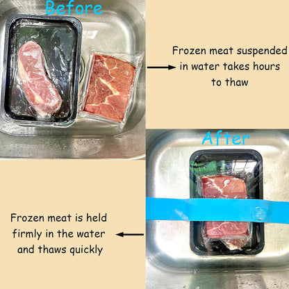 Silicone Sink Thawing Fixator Belt- Super Suction