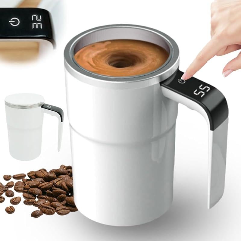 Electric coffee mug with a built-in LCD thermometer(Second Item 60% Off)
