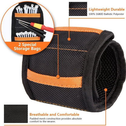 Revolutionize Your Workspace! ⚡ Magnetic Tool Wristband | High-Quality Belt with Powerful Grip for All Metal Parts 🔥
