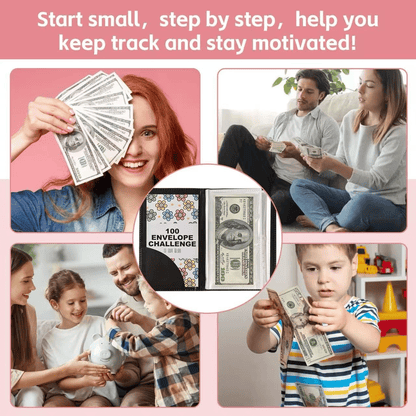 🔥LAST DAY 49% OFF🔥--✉️100 Envelope Savings Challenge Book