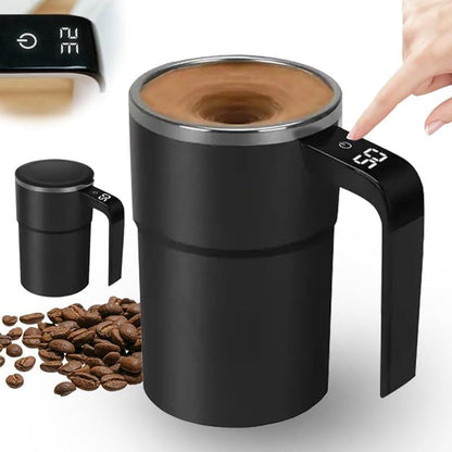 Electric coffee mug with a built-in LCD thermometer(Second Item 60% Off)