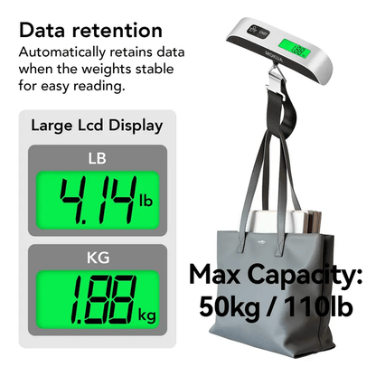 Portable Digital Luggage Scale Accurate Weighing
